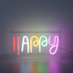 Luminaires Leuchten Direkt Luminaire déco Leuchten-Direkt NEON-HAPPY LED Transparent, 1 lumière* Éclairage Led