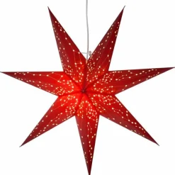 Luminaires Rustiques-Star Trading Luminaire déco Star-Trading GALAXY Rouge, 1 lumière