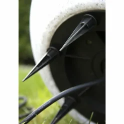 Lampes À Boules-Luminaires Leuchten Direkt Luminaire de jardin Leuchten-Direkt FADIA Gris, Blanc, 1 lumière