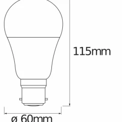Luminaires Ledvance B22d 9 Watt CCT (couleurs réglables) dimmable 806 Lumen