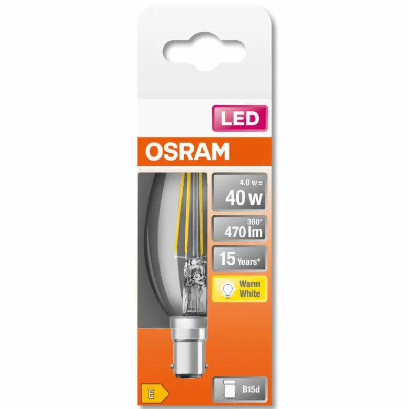 Luminaires Osram B15D LED 4 Watt blanc chaud 470 Lumen
