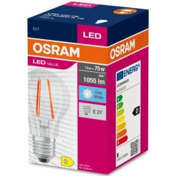Luminaires Osram E27 7.5 Watt blanc neutre 1055 Lumen