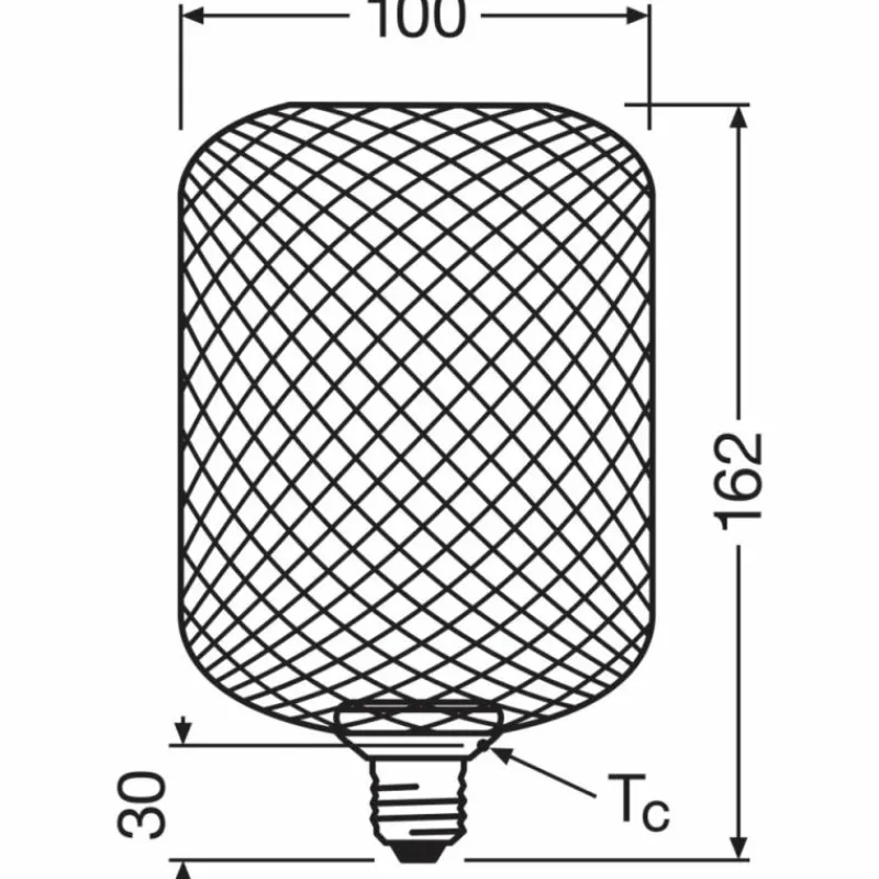 Luminaires Osram E27 3.5 Watt blanc chaud 300 Lumen