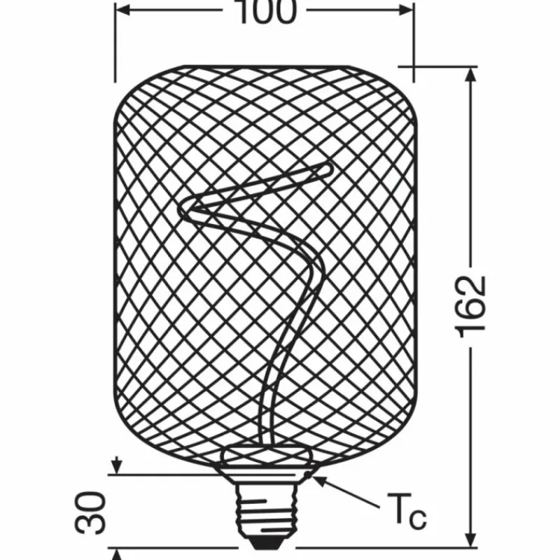 Luminaires Osram E27 3.5 Watt blanc chaud dimmable 170 Lumen