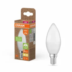 Luminaires Osram E14 4.9 Watt blanc chaud 470 Lumen