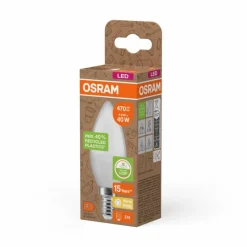 Luminaires Osram E14 4.9 Watt blanc chaud 470 Lumen