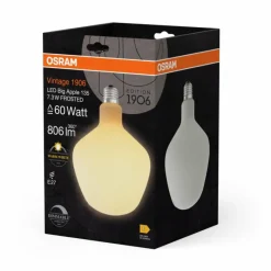 Luminaires Osram E27 7.3 Watt blanc chaud dimmable 806 Lumen