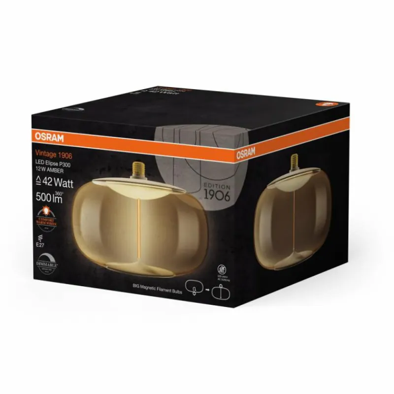 Luminaires Osram E27 12 Watt blanc chaud dimmable 500 Lumen