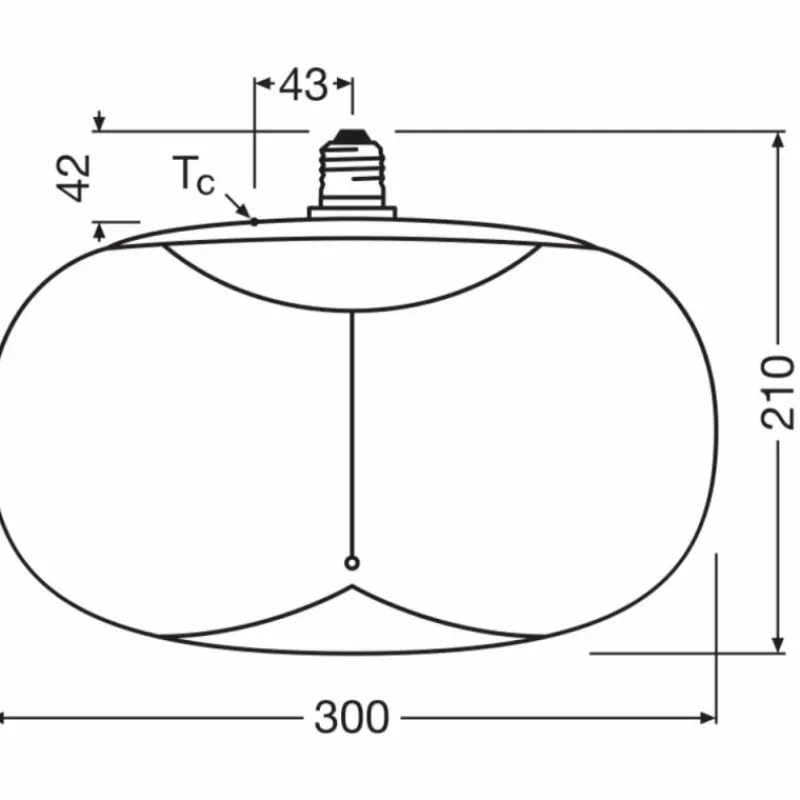 Luminaires Osram E27 12 Watt blanc chaud dimmable 500 Lumen