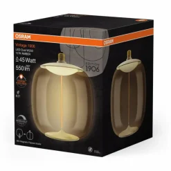 Luminaires Osram E27 12 Watt blanc chaud dimmable 550 Lumen