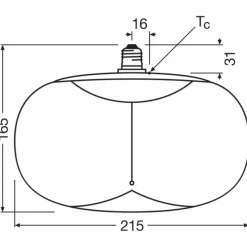 Luminaires Osram E27 4 Watt blanc chaud dimmable 60 Lumen