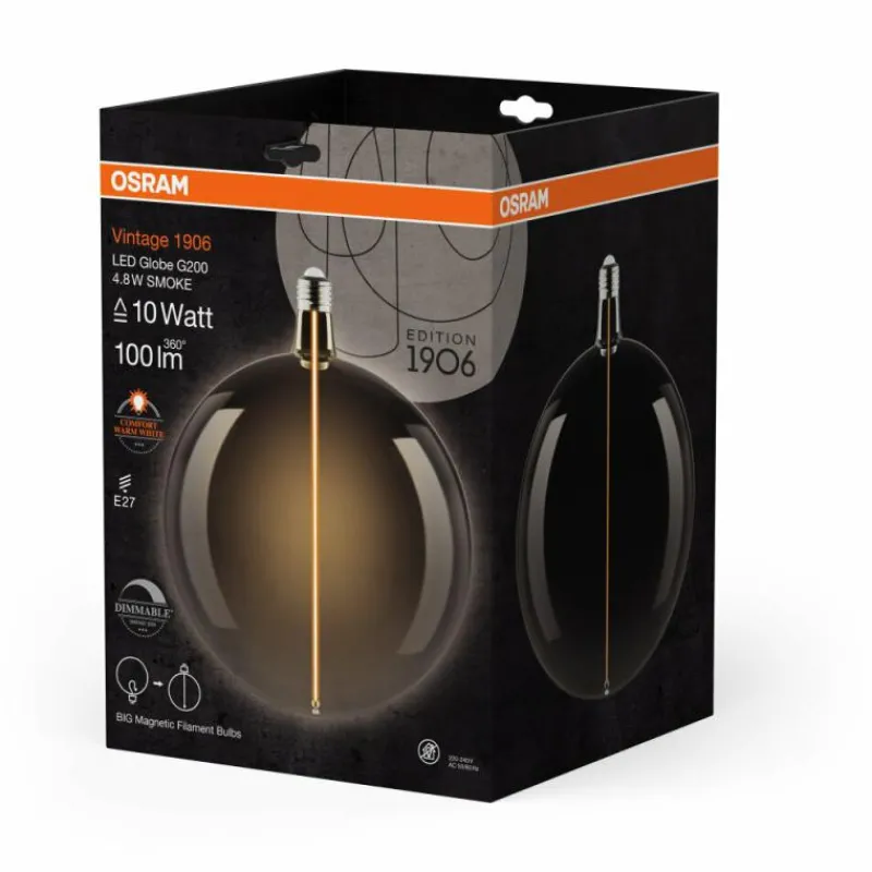 Luminaires Osram E27 4.8 Watt blanc chaud dimmable 100 Lumen