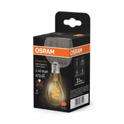 Luminaires Osram E27 4.9 Watt blanc chaud 470 Lumen