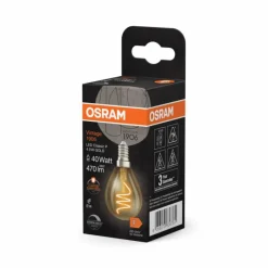 Luminaires Osram E14 4.9 Watt blanc chaud dimmable 470 Lumen