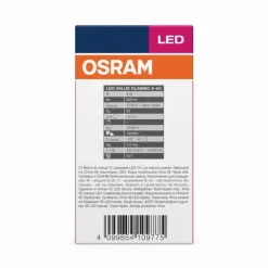 Luminaires Osram E27 LED 8.5 Watt blanc chaud 806 Lumen