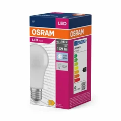 Luminaires Osram E27 LED 13 Watt blanc neutre 1521 Lumen
