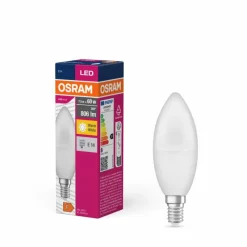 Luminaires Osram E14 LED 7.5 Watt blanc chaud 806 Lumen