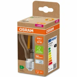 Luminaires Osram E27 LED 3.8 Watt blanc neutre 806 Lumen