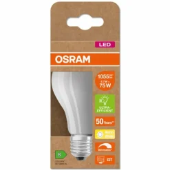 Luminaires Osram E27 LED 5.7 Watt blanc chaud dimmable 1055 Lumen