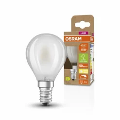 Luminaires Osram E14 LED 2.9 Watt blanc chaud dimmable 470 Lumen