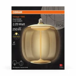 Luminaires Osram E27 LED 3.4 Watt blanc chaud 250 Lumen