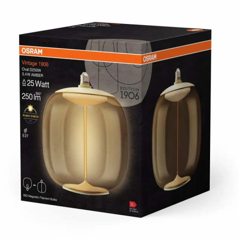 Luminaires Osram E27 LED 3.4 Watt blanc chaud 250 Lumen