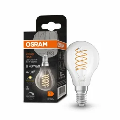 Luminaires Osram E14 LED 4.8 Watt blanc chaud dimmable 470 Lumen