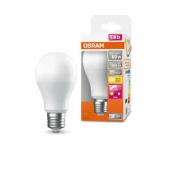 Luminaires Osram E27 LED 8.8 Watt blanc chaud 806 Lumen