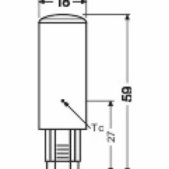 Luminaires Osram G9 4.9 Watt blanc chaud 806 Lumen