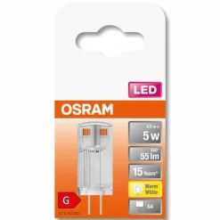 Luminaires Osram G4 LED 0.6 Watt blanc chaud 55 Lumen