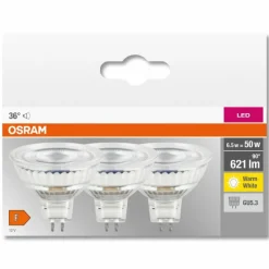 Luminaires Osram LED 6.5 Watt blanc chaud 621 Lumen