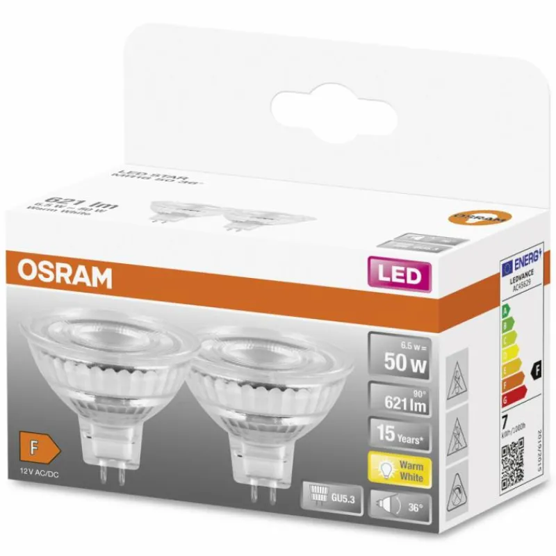 Luminaires Osram LED 6.5 Watt blanc chaud 621 Lumen