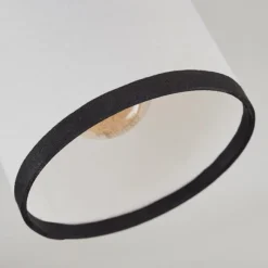 Lampes En Tissu-hofstein Lundegaard Plafonnier, Spot de plafond Chrome, 2 lumières