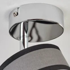 Lampes En Tissu-hofstein Lundegaard Plafonnier, Spot de plafond Chrome, 1 lumière