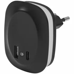 Luminaires Ledvance Lunetta Lampe à prise électrique LED Noir, 1 lumière, Détecteur de mouvement* Éclairage Led