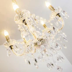 hofstein Lustre à 5 lampes Transparent, 5 lumières* Lustres