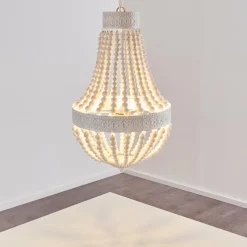 Luminaires Orientaux-hofstein Lustre Ararat Blanc, 3 lumières