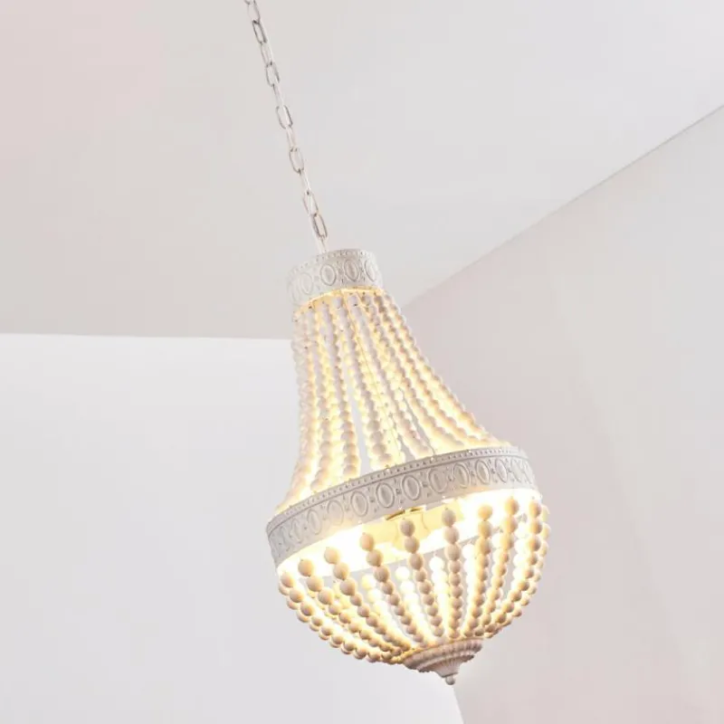 Luminaires Orientaux-hofstein Lustre Ararat Blanc, 3 lumières