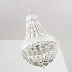 Luminaires Orientaux-hofstein Lustre Ararat Blanc, 3 lumières