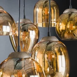 hofstein lustre Balanka Anthracite, 7 lumières