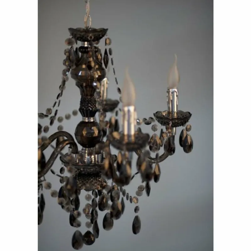 Luminaires Reality Lustre Delhi Noir, 5 lumières* Lustres