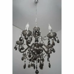 Luminaires Reality Lustre Delhi Noir, 5 lumières* Lustres