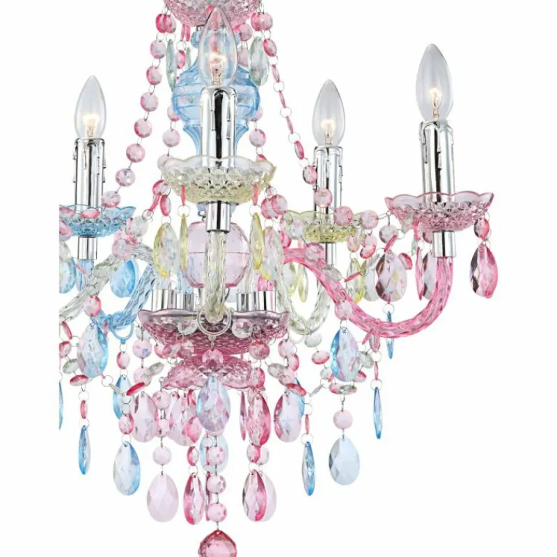 Luminaires Globo Lighting Lustre Globo Chrome, 5 lumières* Lustres