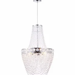 Lampe Turque-Luminaires Globo Lighting Lustre Globo STROMBOLI Chrome, Clair, 3 lumières