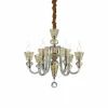 Luminaires Ideallux Lustre Ideal Lux STRAUSS Or, 6 lumières