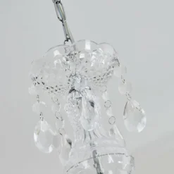 Luminaires Rustiques-hofstein Lustre Malmback Chrome, Transparent, 6 lumières