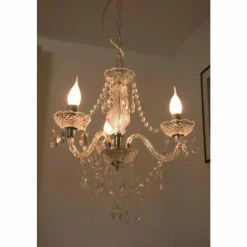 Luminaires Reality Lustre Reality Chrome, 3 lumières* Lustres