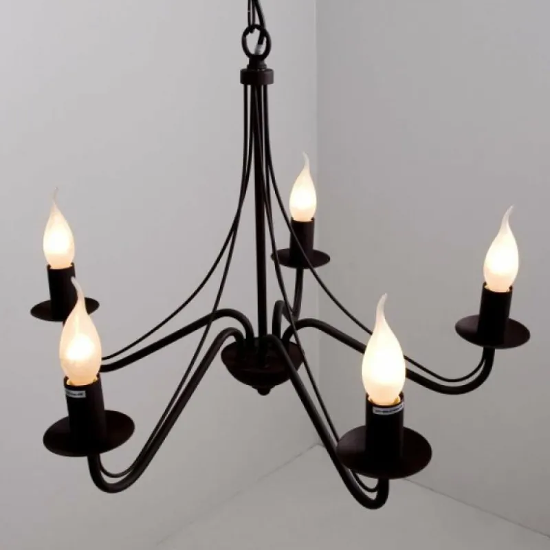 Luminaires Rustiques-Luminaires Reality Lustre Reality Rouille, 5 lumières