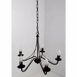 Luminaires Rustiques-Luminaires Reality Lustre Reality Rouille, 5 lumières