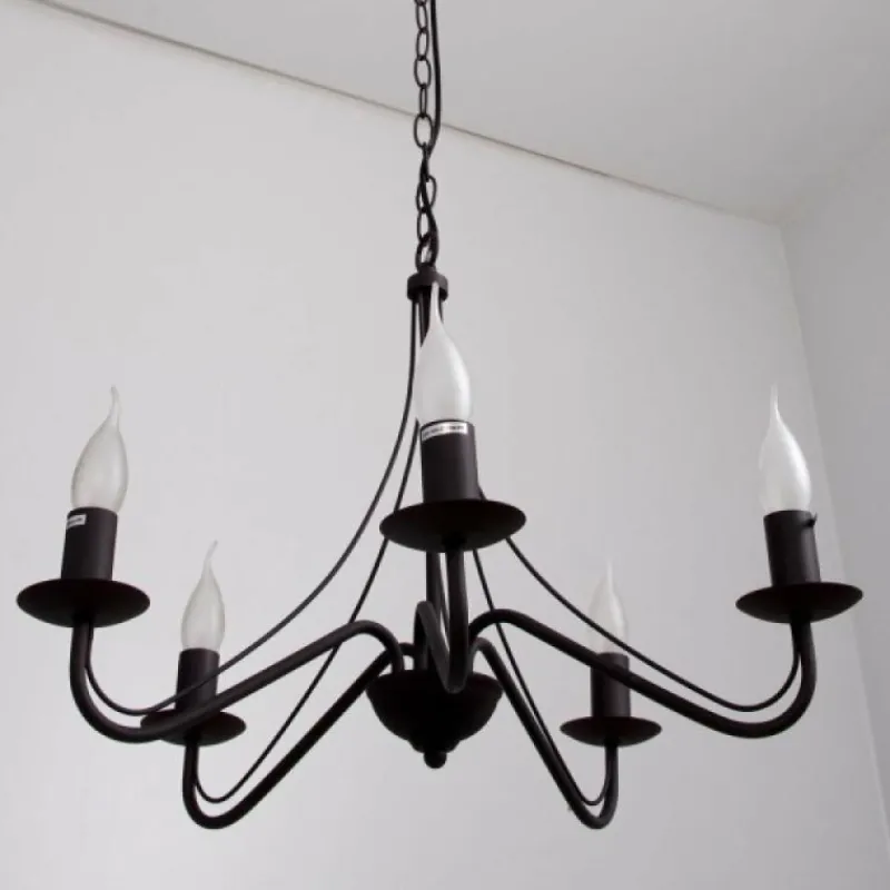 Luminaires Rustiques-Luminaires Reality Lustre Reality Rouille, 5 lumières